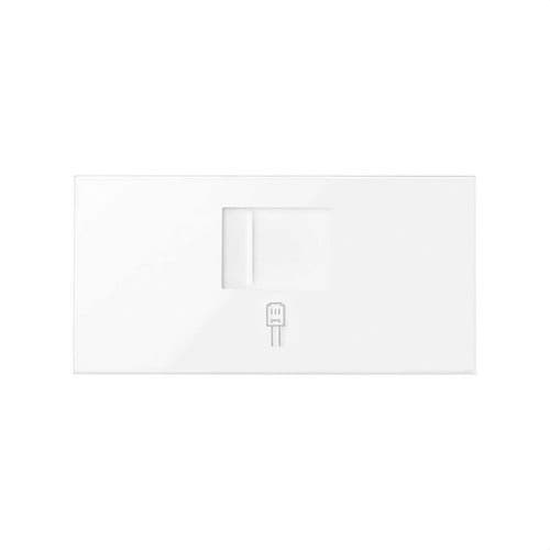 Capac de voce și date cu protecție pentru 1 conector RJ45 alb lucios Simon 100 cu referința 10000005-130 de la marca SIMON