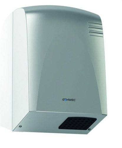 Uscător de mâini cu senzor electronic Wecflow din oțel inoxidabil satinat cu referința GW01 14 04 01 de la marca GENWEC