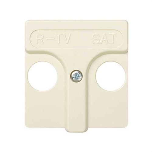 Plate for R-TV+SAT Inductive Sockets Ivory Simon 27 Play with reference 27097-31 from the brand SIMON