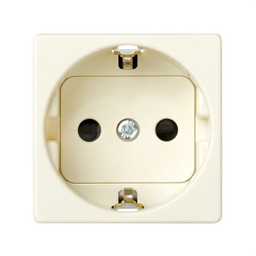Schuko socket base 16 A 250V with safety device and quick connection ivory Simon 27 Play with reference 27432-62 from the brand SIMON