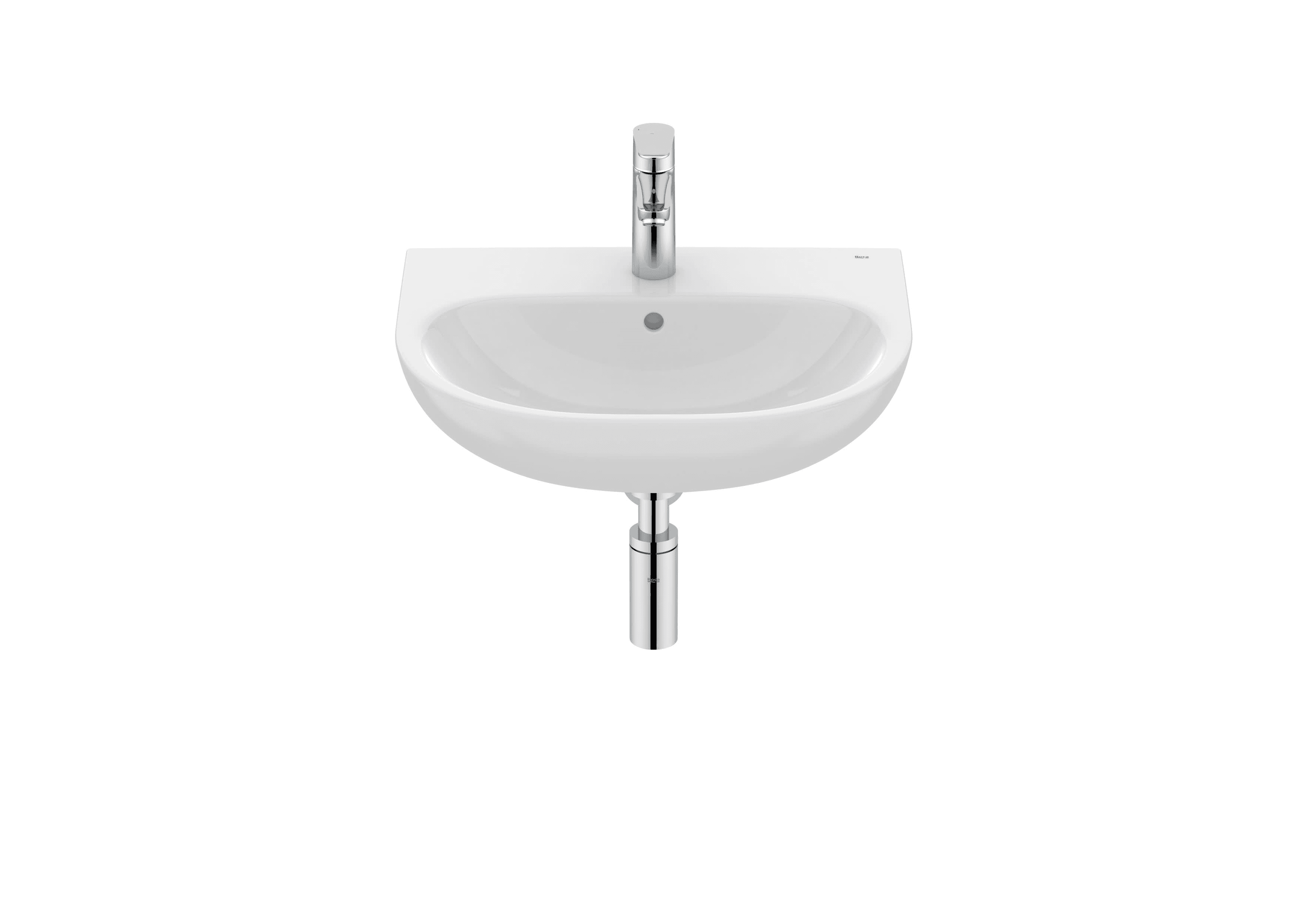 Roca Victoria 520x425mm Wall-Mounted Porcelain Basin with Fixings with reference A325V03000 from the brand ROCA