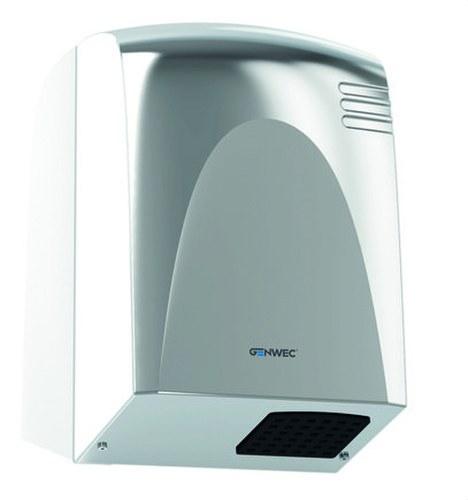 Uscător de mâini cu senzor electronic Wecflow oțel inoxidabil lucios cu referința GW01 14 04 02 de la marca GENWEC