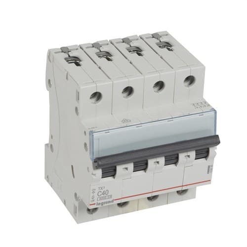 Întrerupător automat TX3 4P 40A Curba C Curba C 6kA cu referința 403630 de la marca LEGRAND