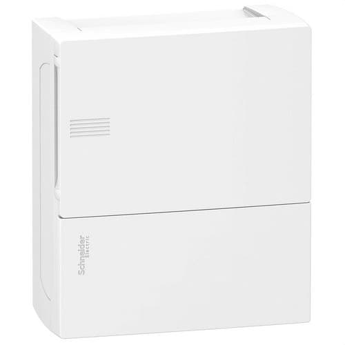 Cutie de distribuție de suprafață MINI PRAGMA 8 module ușă opacă cu referința MIP10108 de la marca SCHNEIDER ELECTRIC