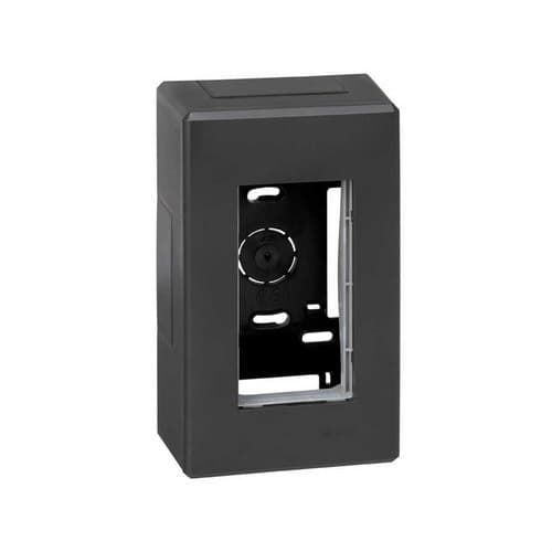 Cutie de perete de suprafață pentru 1 element dublu grafit Simon 500 Cima cu referința 51000001-038 de la marca SIMON