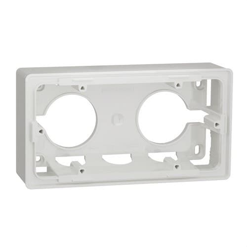 Soclu de 2 elemente alb polar New Unica Studio cu referința NU800418 de la marca SCHNEIDER ELECTRIC