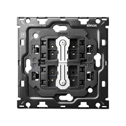 Kit back orizontal pentru 1 element cu 2 comutatoare cu buton Simon 100 cu referința 10010103-039 de la marca SIMON