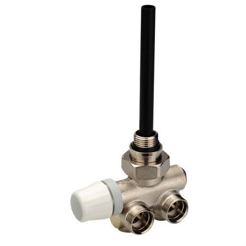 Supapă termostatabilă monotub pentru suport prosop perete cap dreapta filet exterior 1/2" cu referința 52310 de la marca ORKLI