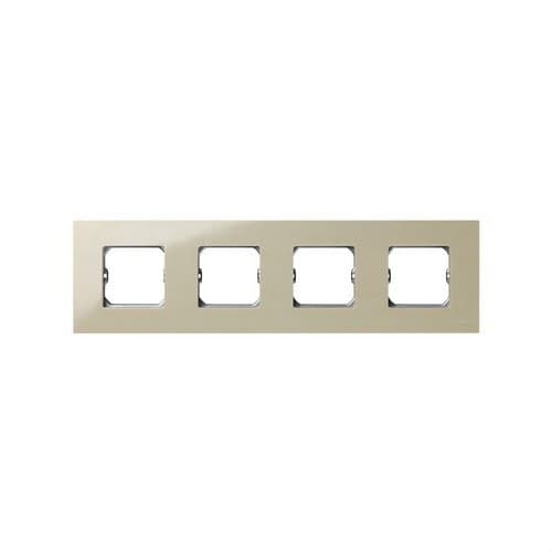Cadru compact pentru 4 elemente fildeș cu șasiu Simon 27 Play cu referința 2700640-031 de la marca SIMON