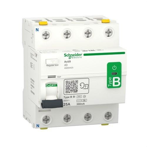 Diferențial Schneider Electric Acti9 iID 4P 25A 300mA B-SI cu referința A9Z64425 de la marca SCHNEIDER ELECTRIC