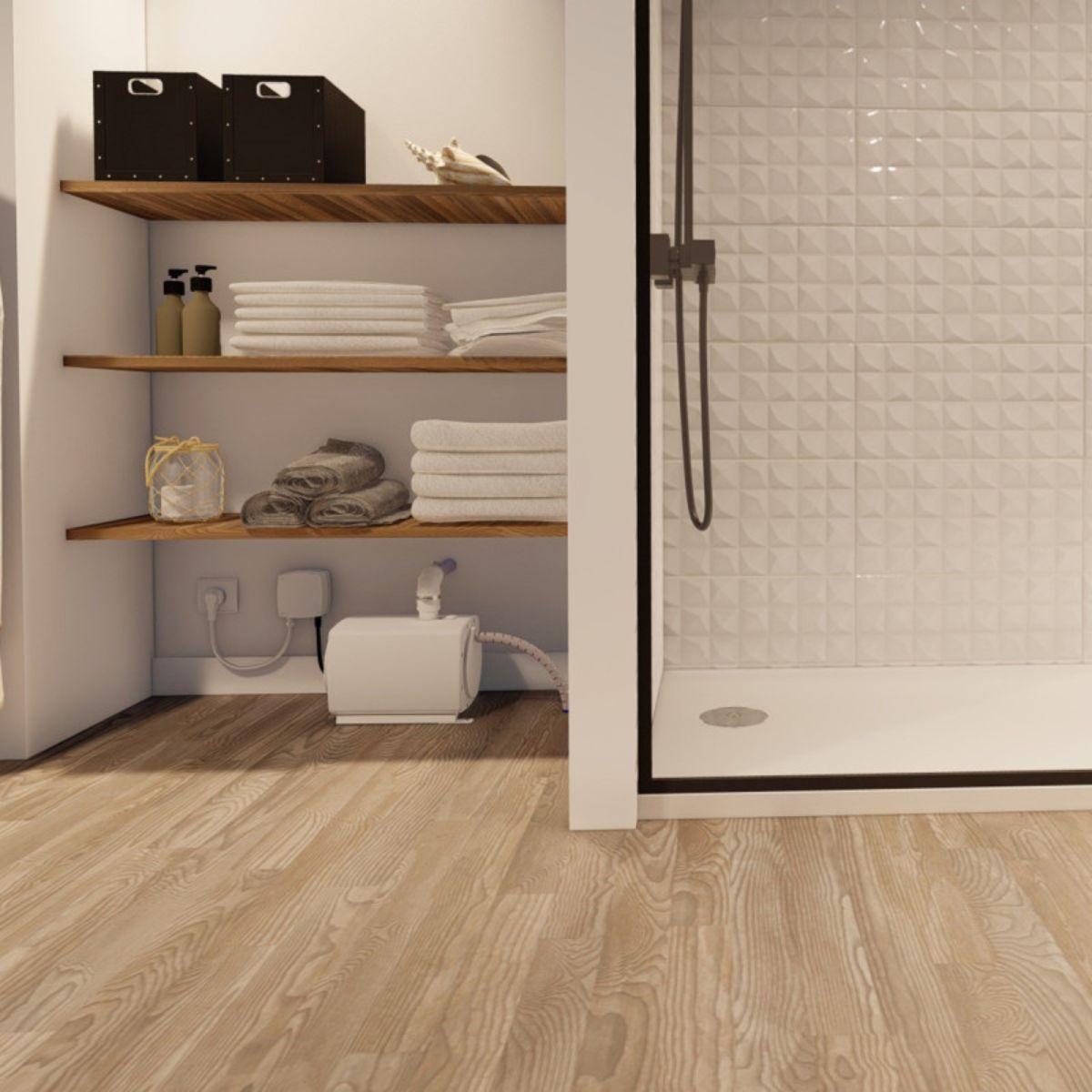 Pompă de apă aspirantă cu sifon pentru duș SFA Sanifloor+ 3 cu referința HIFLOOR3 de la marca SFA SANITRIT