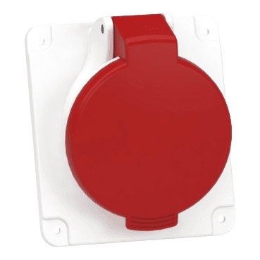 Priză încastrată înclinată 3P+N+T 16 A IP44 380 - 415 V cu referința PKF16F435 de la marca SCHNEIDER ELECTRIC