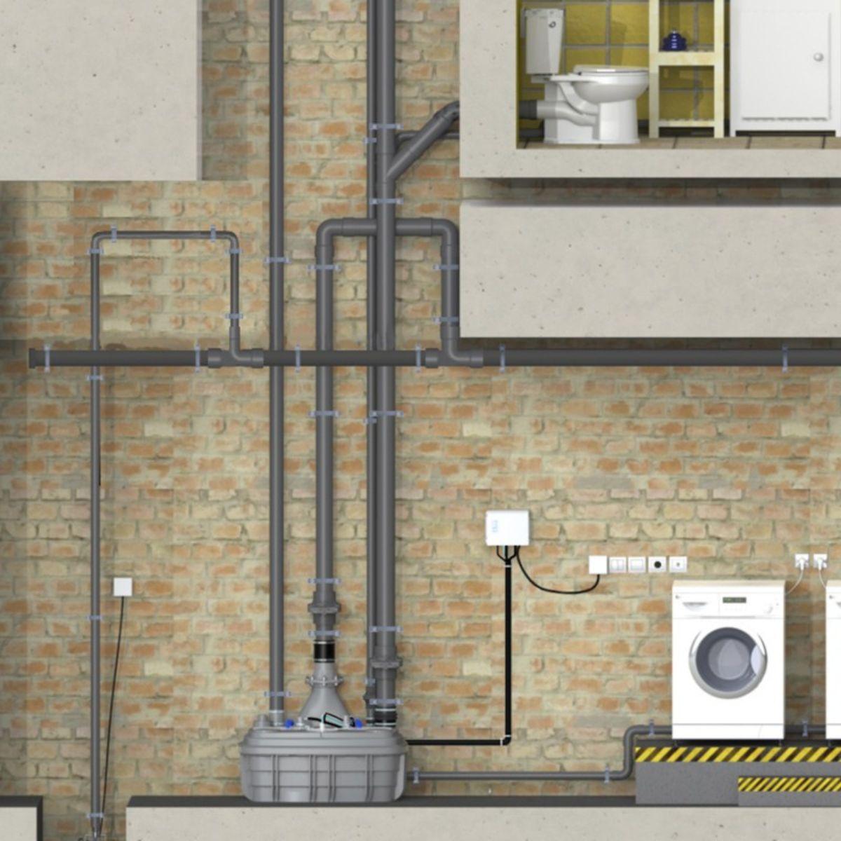 Stație de pompare SFA Sanicubic 2 VX S Smart cu referința CUBIC2XLVXSMART de la marca SFA SANITRIT