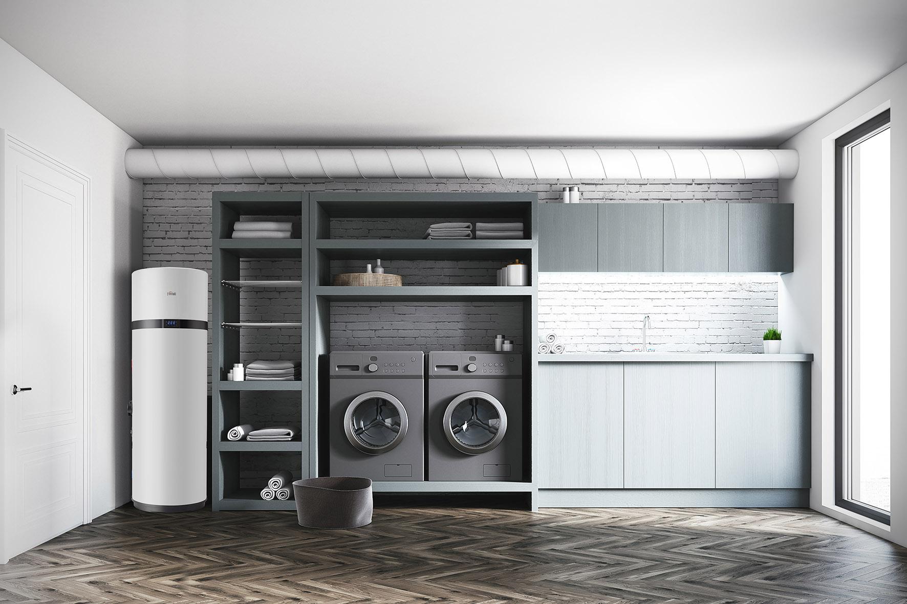 Pompă de căldură pentru ACS cu wifi Ferroli EGEA TECH HT de 260 litri cu referința 2CP0023F de la marca FERROLI