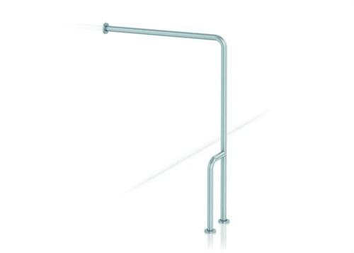 Bară de sprijin perete-podea de 90º inox satinat stânga cu referința GW11 12 04 01 de la marca GENWEC