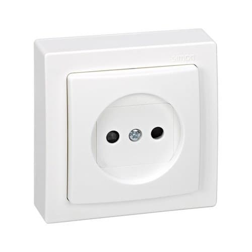 Bază de priză bipolară monobloc Simon 73 Loft cu referința 73431-50 de la marca SIMON
