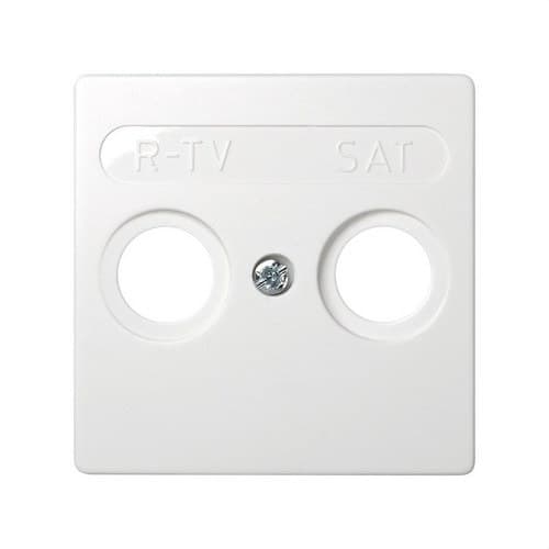 Placă pentru prize inductive R-TV+SAT alb Simon 73 Loft cu referința 73097-60 de la marca SIMON