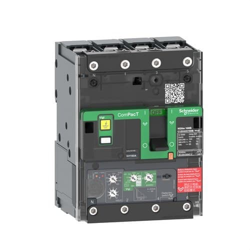 ComPacT NSXm100N Circuit Breaker 50kA AC 4P 50A Micrologic 4.1 BUSBAR with reference C11N44V050B from the brand SCHNEIDER ELECTRIC