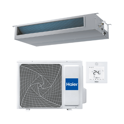 Aparat de aer condiționat duct cu WiFi Haier 12,4 kW 42000 BTU (Model nou 2025) cu referința HAEAD125S2SM9FA(H)1U125S2SN3FA de la marca HAIER