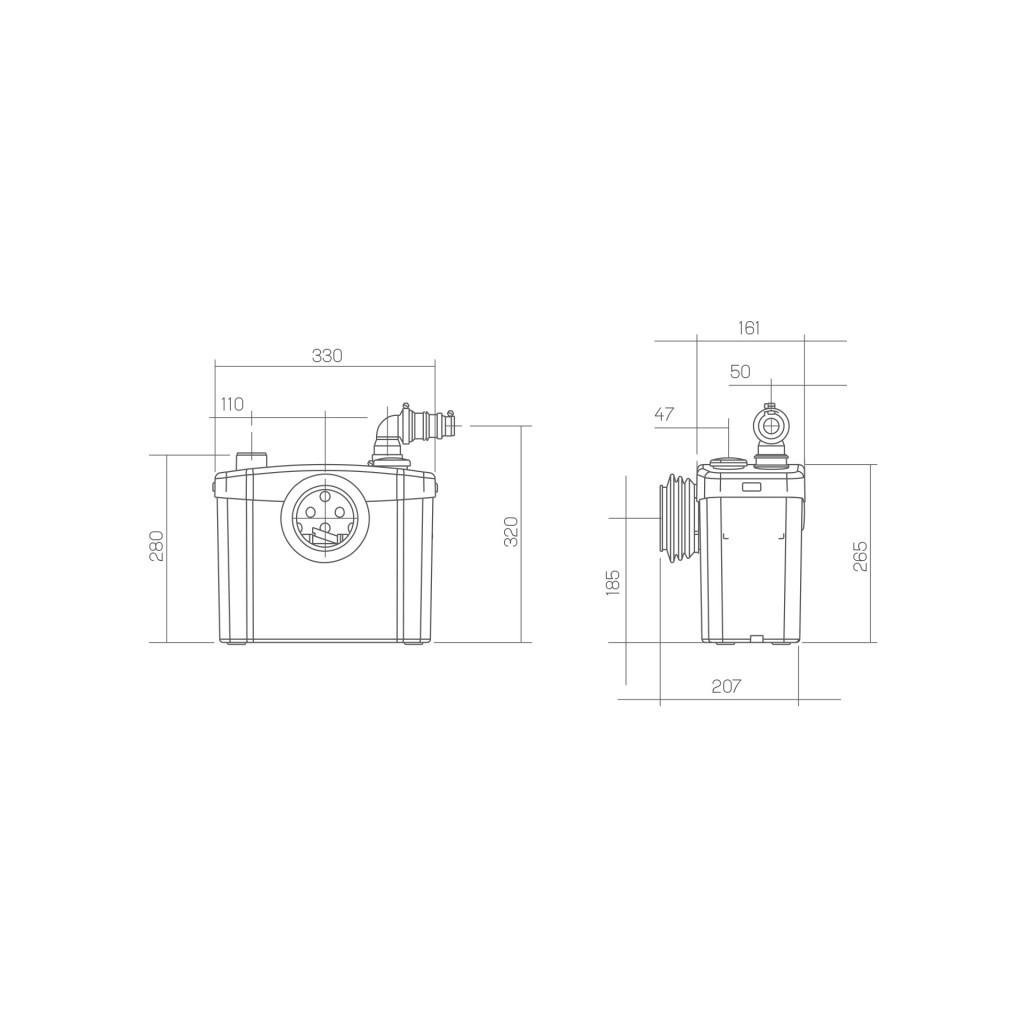 Tocător sanitar SFA SANITOP pentru toalete și lavoare cu referința 0100200 de la marca SFA SANITRIT