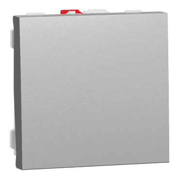 2-Module Aluminium Switch New Unica Studio with reference NU320130 from the brand SCHNEIDER ELECTRIC