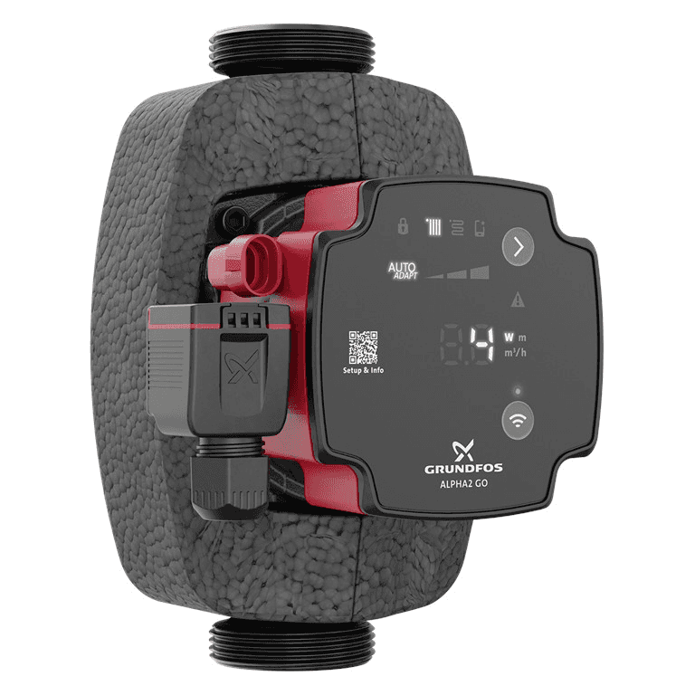 Grundfos ALPHA2 GO 25-75 180 Circulator Pump with reference 93074276 from the brand GRUNDFOS