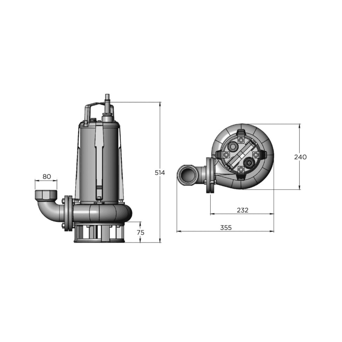 Pompă submersibilă trifazată SFA Sanipump SLD 700 T cu referința 009PUMPSLDT de la marca SFA SANITRIT
