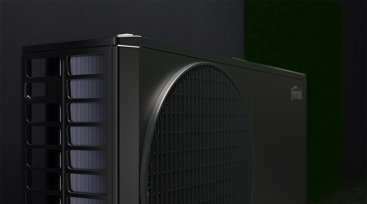 Pompă de căldură trifazată aerotermică monobloc R290 Ferroli OMNIA Life M 16 kW cu telecomandă cu referința 4B4770189 de la marca FERROLI