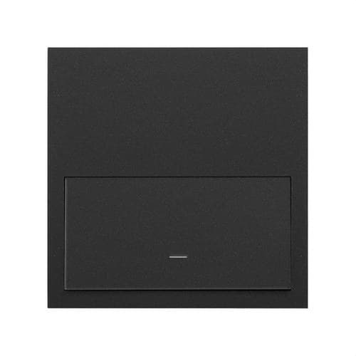 Kit frontal orizontal pentru 1 element cu 1 tastă negru mat Simon 100 cu referința 10020101-238 de la marca SIMON