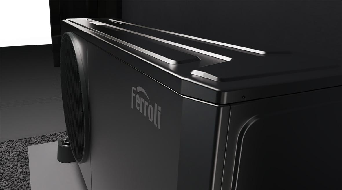 Pompă de căldură aerotermică monobloc R290 Ferroli OMNIA Life M 14 kW cu telecomandă cu referința 4B4770149 de la marca FERROLI