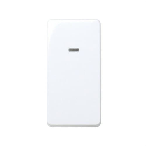Comutator de jumătate de element cu lumină încorporată și sistem de conectare rapidă alb Simon 27 Play cu referința 27204-64 de la marca SIMON