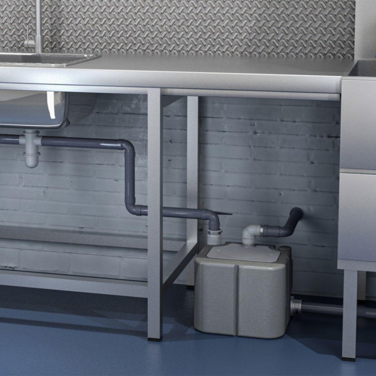 Pompă de evacuare SFA Saniswift Pro pentru utilizare intensivă în spălătorii cu referința SANISWIFTPRO de la marca SFA SANITRIT