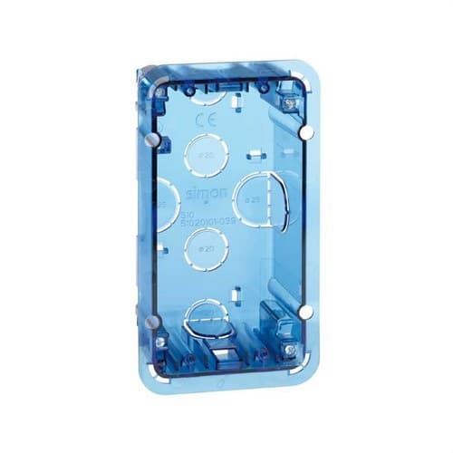 Cutie încastrată pentru perete pentru 1 element dublu Simon 500 Cima cu referința 51020101-039 de la marca SIMON