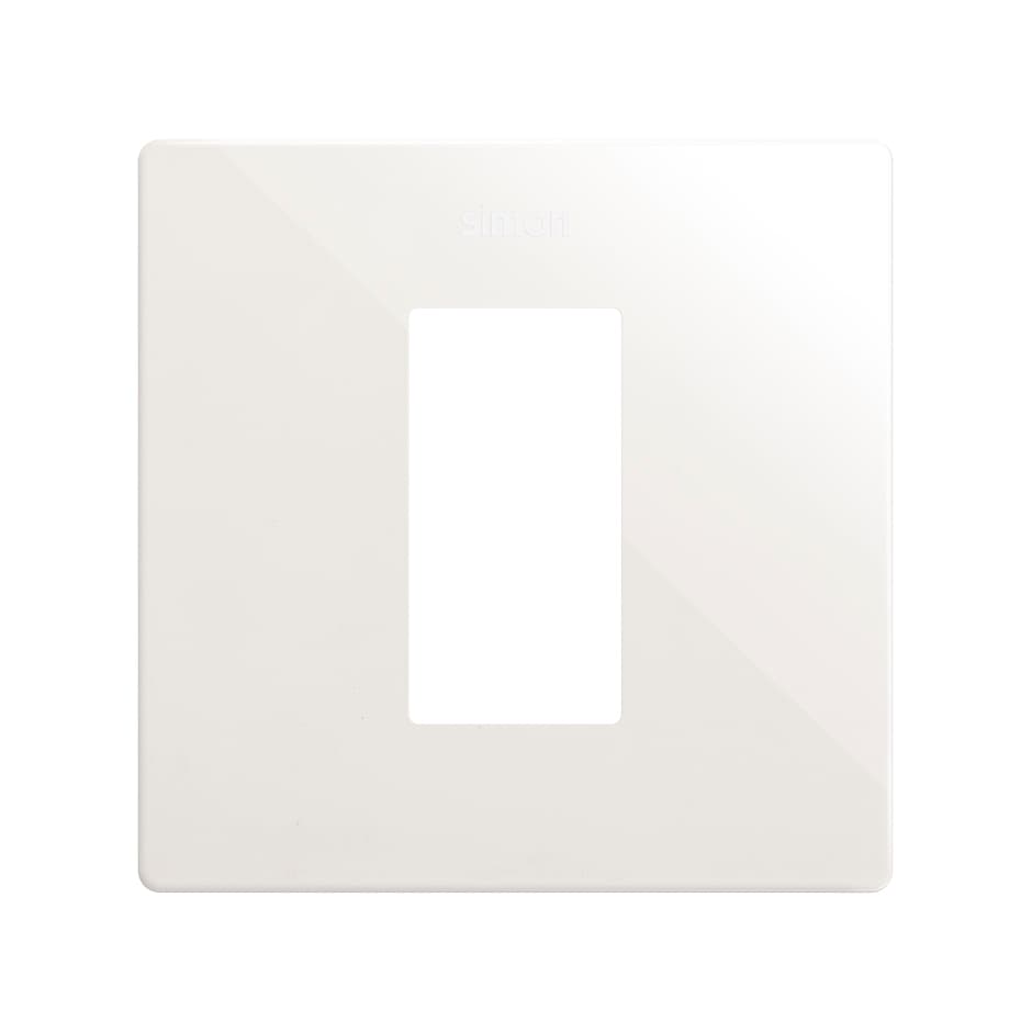 Cadru estetic minimal pentru 1 element alb Simon 270 cu referința 27101610-090 de la marca SIMON