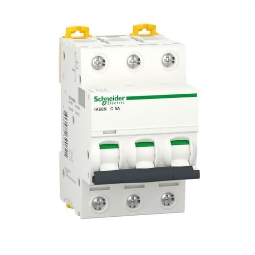 Siguranță automată IK60N 3P 6A Curba C cu referința A9K17306 de la marca SCHNEIDER ELECTRIC