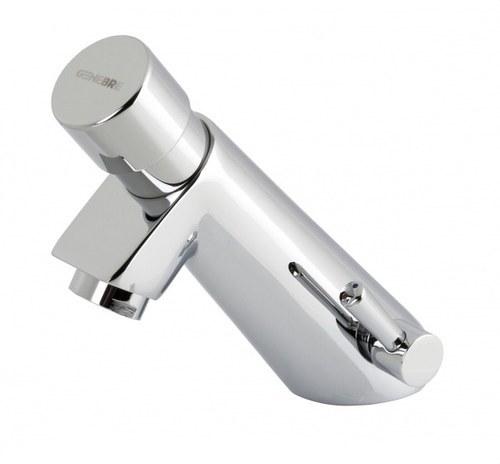 Robinet temporizat pentru lavoar cu buton IPSON 1/2" cromat cu referința 1031 04 de la marca GENEBRE