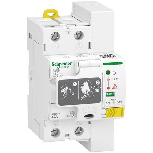 Diferențial auto-rearmabil Acti9 RED 2P 40A 30 mA Tip A cu referința A9CR1240 de la marca SCHNEIDER ELECTRIC