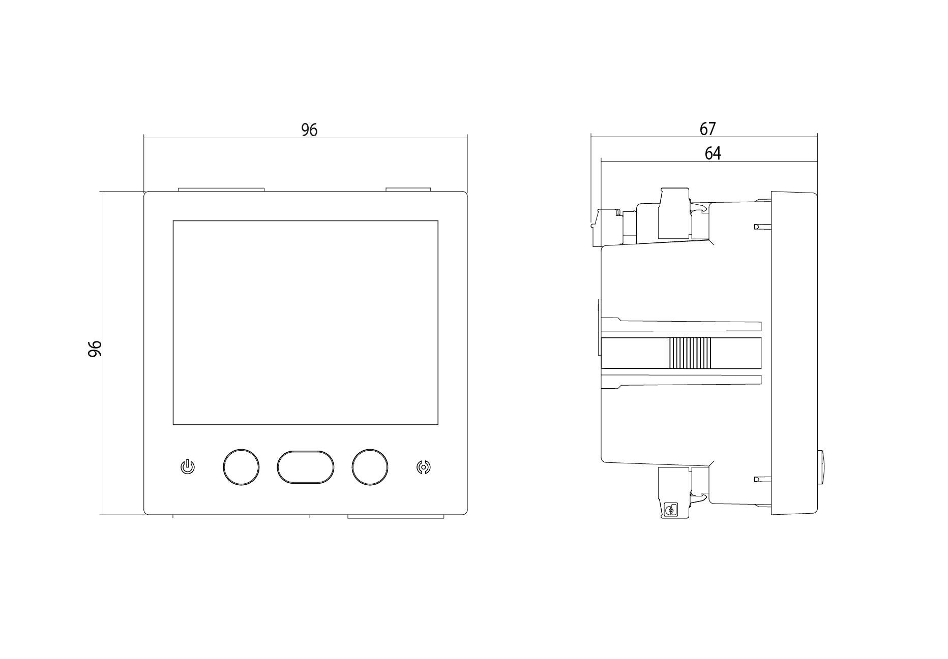 Analizor de rețea trifazat panou Circutor CVM-C11-ITF-IN-485-ICT2 cu referința M58541. de la marca CIRCUTOR