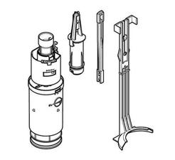Mecanism de descărcare pentru rezervor încastrat Geberit Delta de 12 cm cu referința 240.501.00.1 de la marca GEBERIT