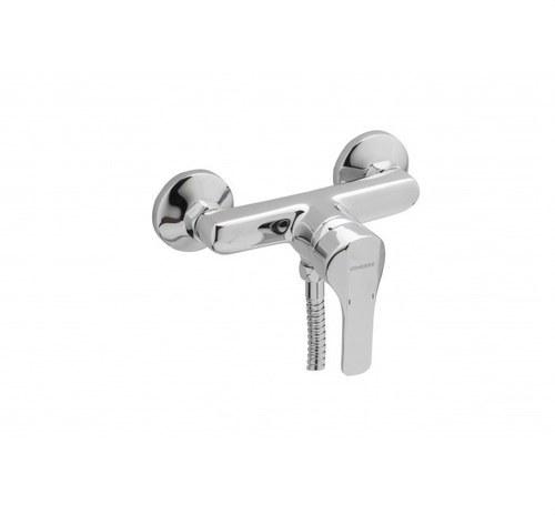 Baterie de duș monocomandă cu set Genebre K8 cromată cu referința 60110 28 45 66 de la marca GENEBRE