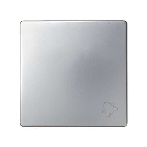 Buton individual cu gravură clopot pentru întrerupător aluminiu Simon 82 cu referința 82017-33 de la marca SIMON