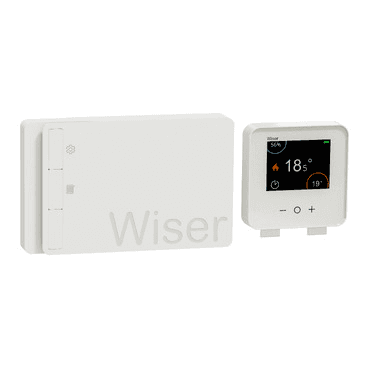 Kit termostat inteligent wireless Schneider Electric Wiser Generația 2 cu referința CCTFR6901G2 de la marca SCHNEIDER ELECTRIC