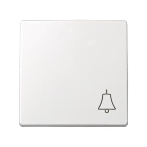 Buton individual cu gravură clopot alb Simon 73 Loft cu referința 73017-60 de la marca SIMON