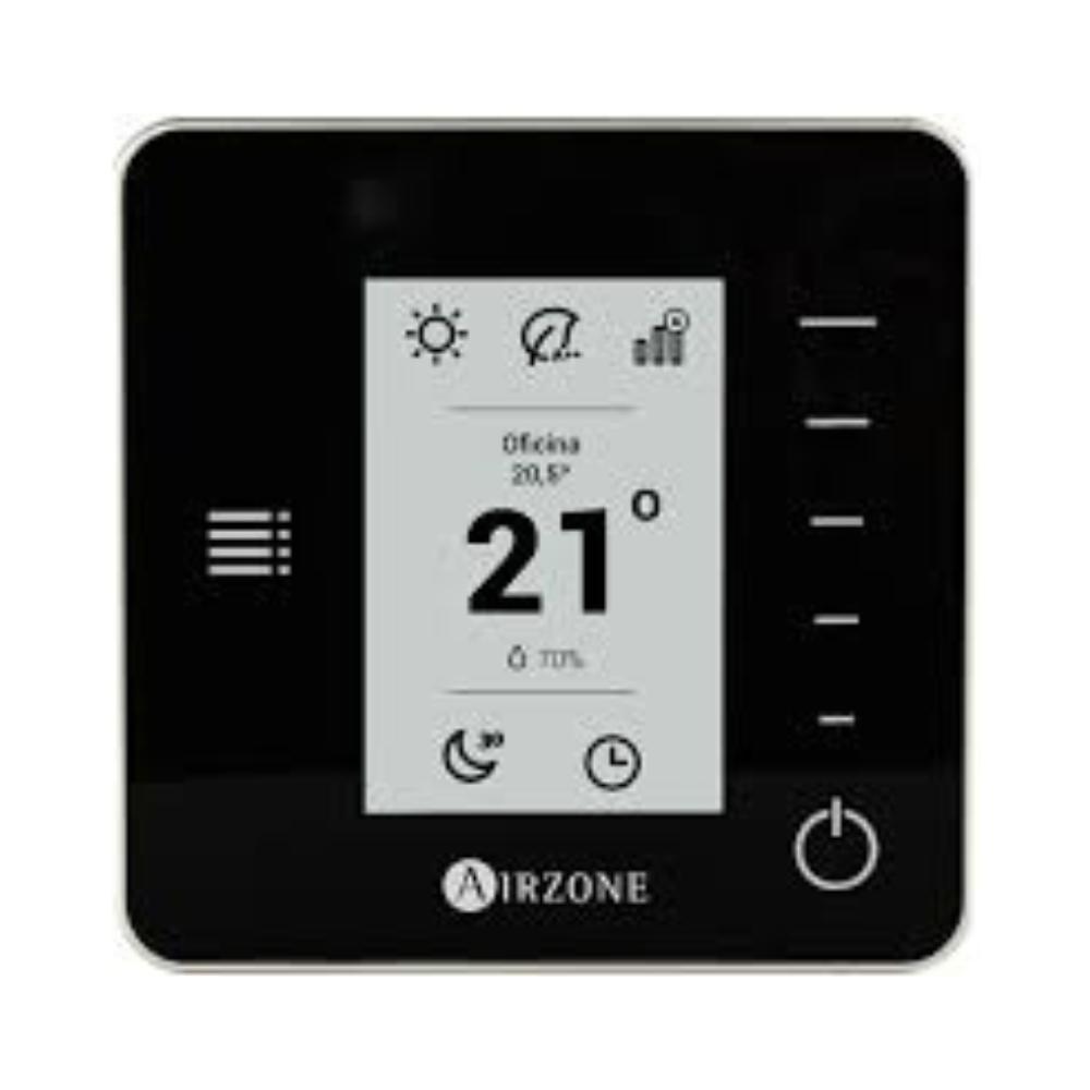 AirZone Think Black Monochrome Radio Thermostat with reference AZDI6THINKRB from the brand AIRZONE