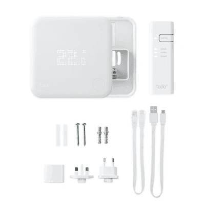 Termostat inteligent cu fir Tado V3+ - Kit de pornire cu referința ST KIT V3+ de la marca TADO