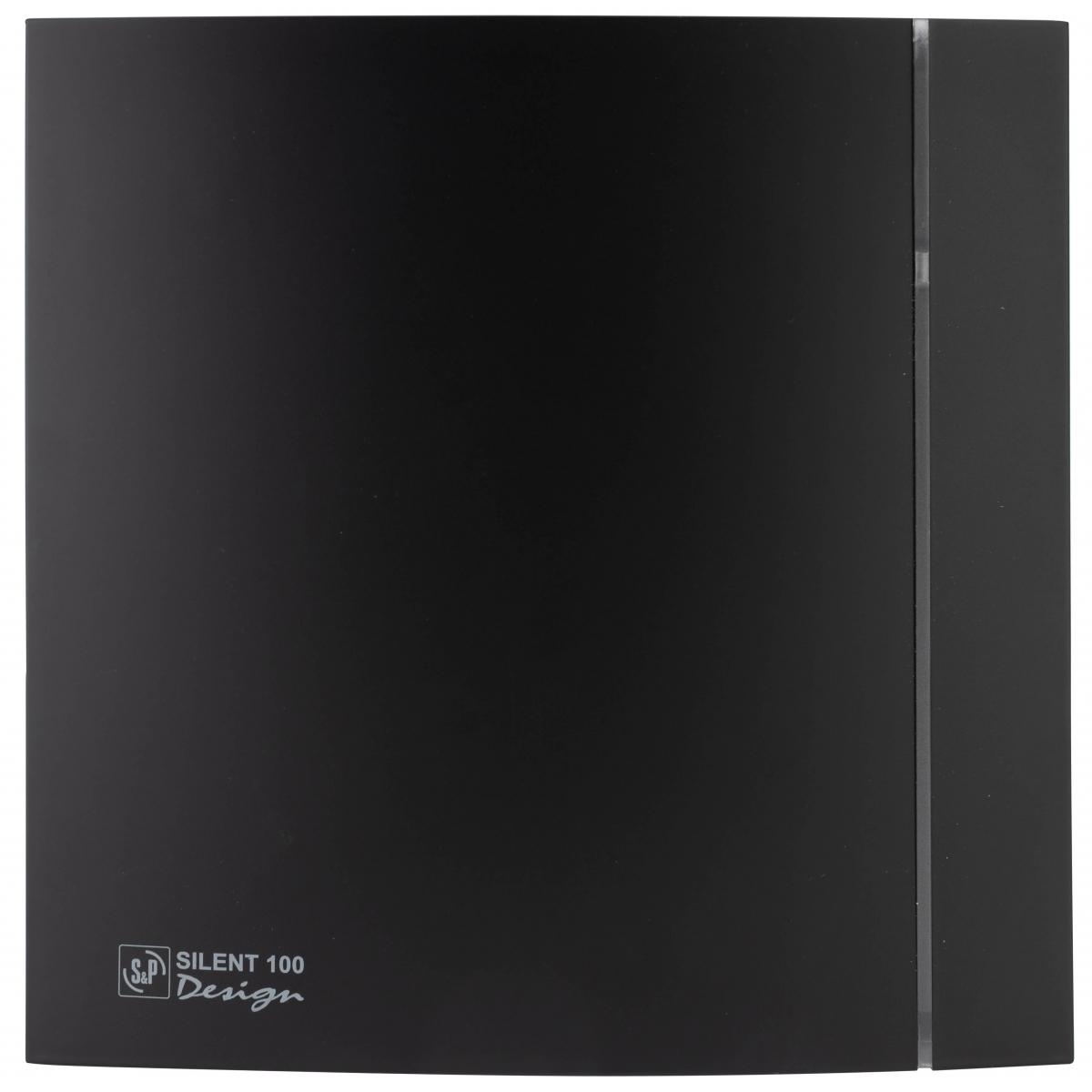 Extractor de baie SILENT-100 CZ Design 4C Negru cu referința 5210607400 de la marca SOLER & PALAU