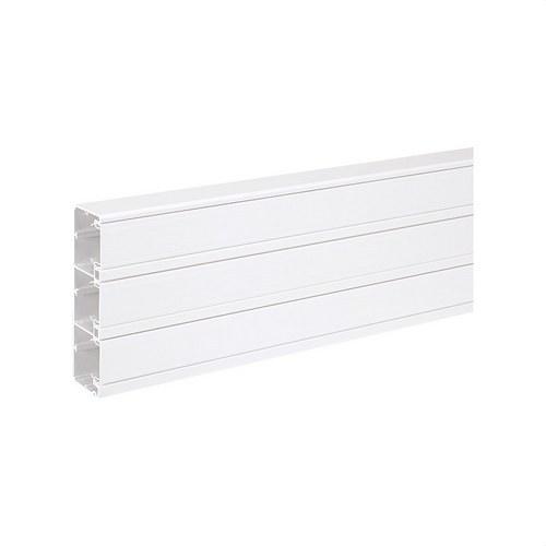 Canal PVC de 2m 185x55mm cu 3 compartimente pentru funcții K45 culoare albă cu referința TK12143/9 de la marca SIMON