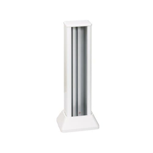 Minicoloană din aluminiu cu 2 fețe pentru 4 elemente pe față și ornamente albe Simon 500 Cima cu referința 52550223-030 de la marca SIMON