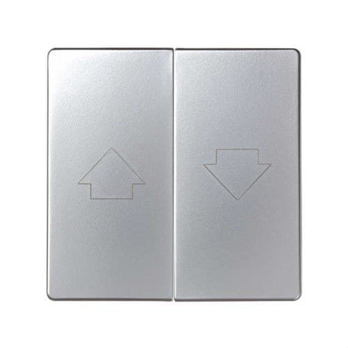 Dublă clapetă pentru mecanismul de obloane cu blocare de siguranță aluminiu Simon 82 cu referința 82028-33 de la marca SIMON