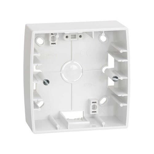 Cutie de suprafață joasă pentru 1 element alb Simon 82 cu referința 82750-30 de la marca SIMON